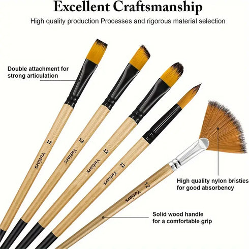 Yutiars Artist Paint Brushes